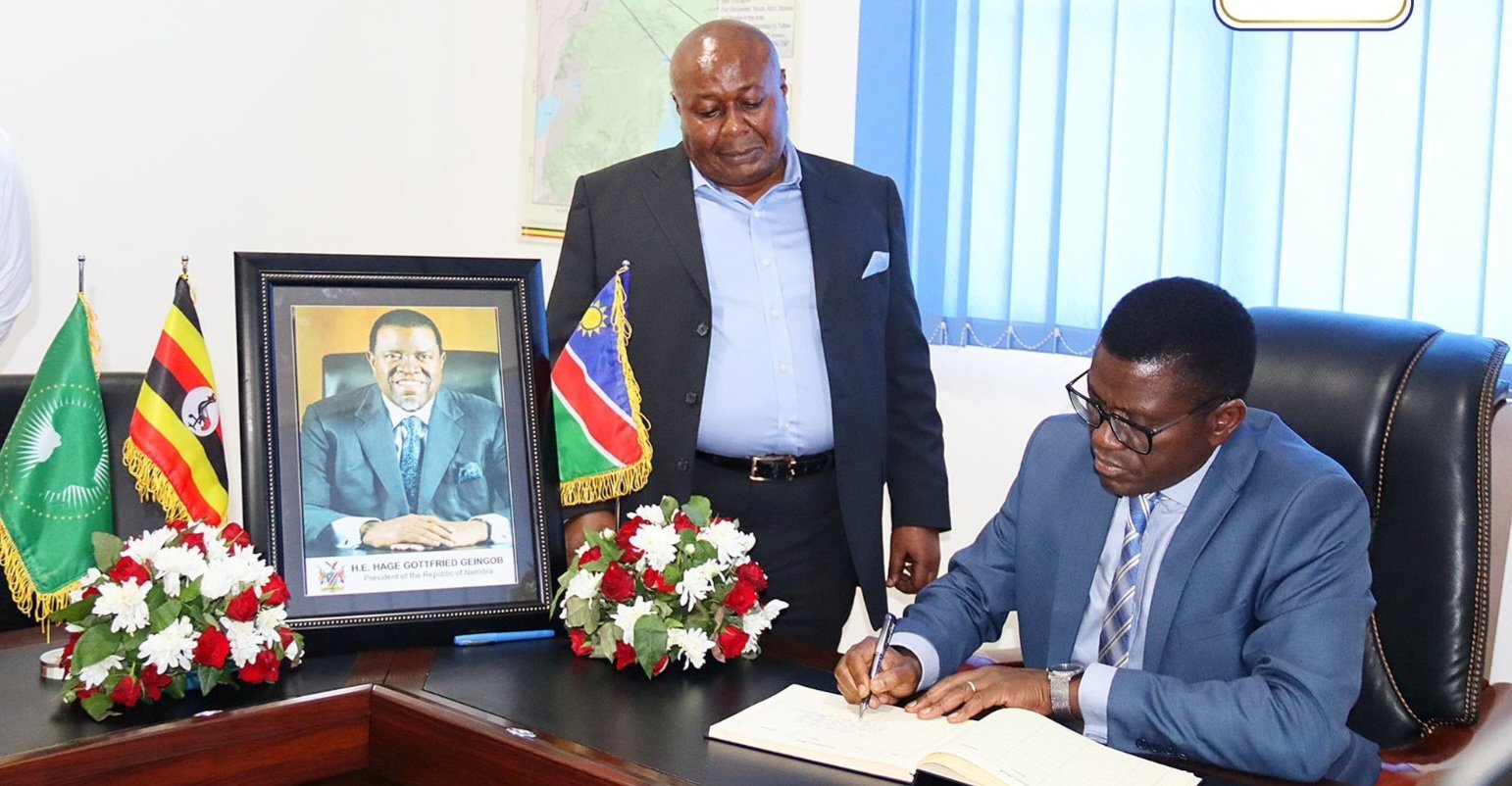 Buganda ekungubagidde abadde president wa Namibia – Dr.Hage Geingob
