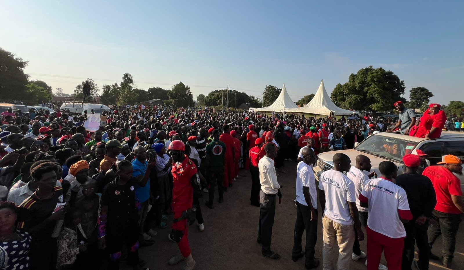 Ebbugumu lyeyongedde mu kalulu ke Dokolo – president wa NUP noowa FDC bakyamudde abawagizi