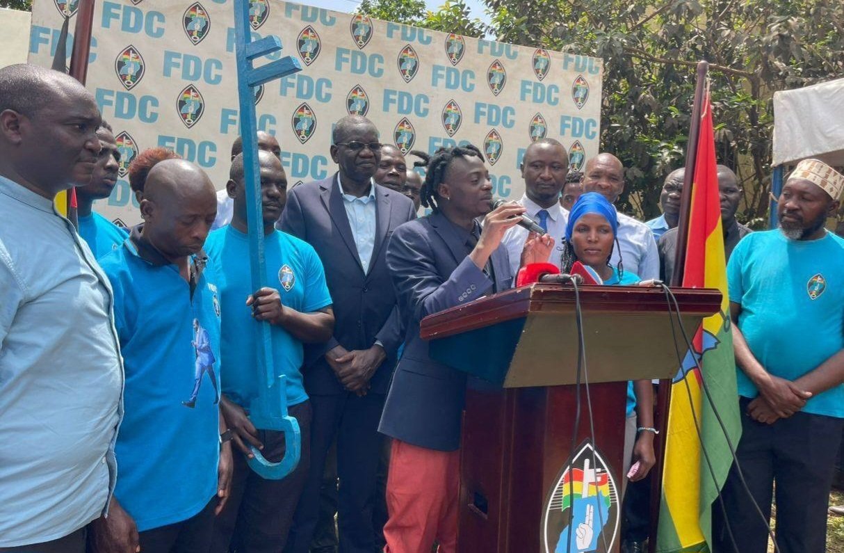 FDC ereese omuyimbi Aganaga avuganye ku kifo ky’omubaka wa parliament owa Kawempe North