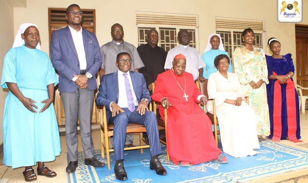 Kalidinaali Wamala yebazizza Katikkiro olw’obuweereza obulabwako mu Buganda