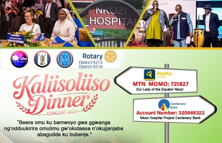 Kaliisoliiso Dinner ku Hotel Africana lwa leero – okusonda ensimbi ez’okuzimba ekifo awajjanjabibwa abagudde ku bubenje ku Nkozi Hospital
