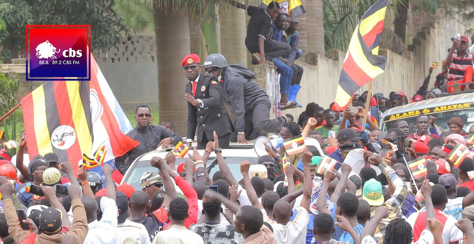 Kyagulanyi Ssentamu president wa NUP atandise enkuηaana ze mu Buganda abadde Mityana – abawagizi ba NUP 29 bakwatiddwa e Bujuuko