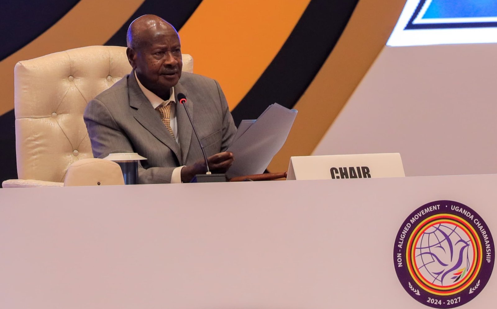 NAM 2024 – president Museven atabukidde abazungu ku by’okulinnyirira eddembe ly’obuntu