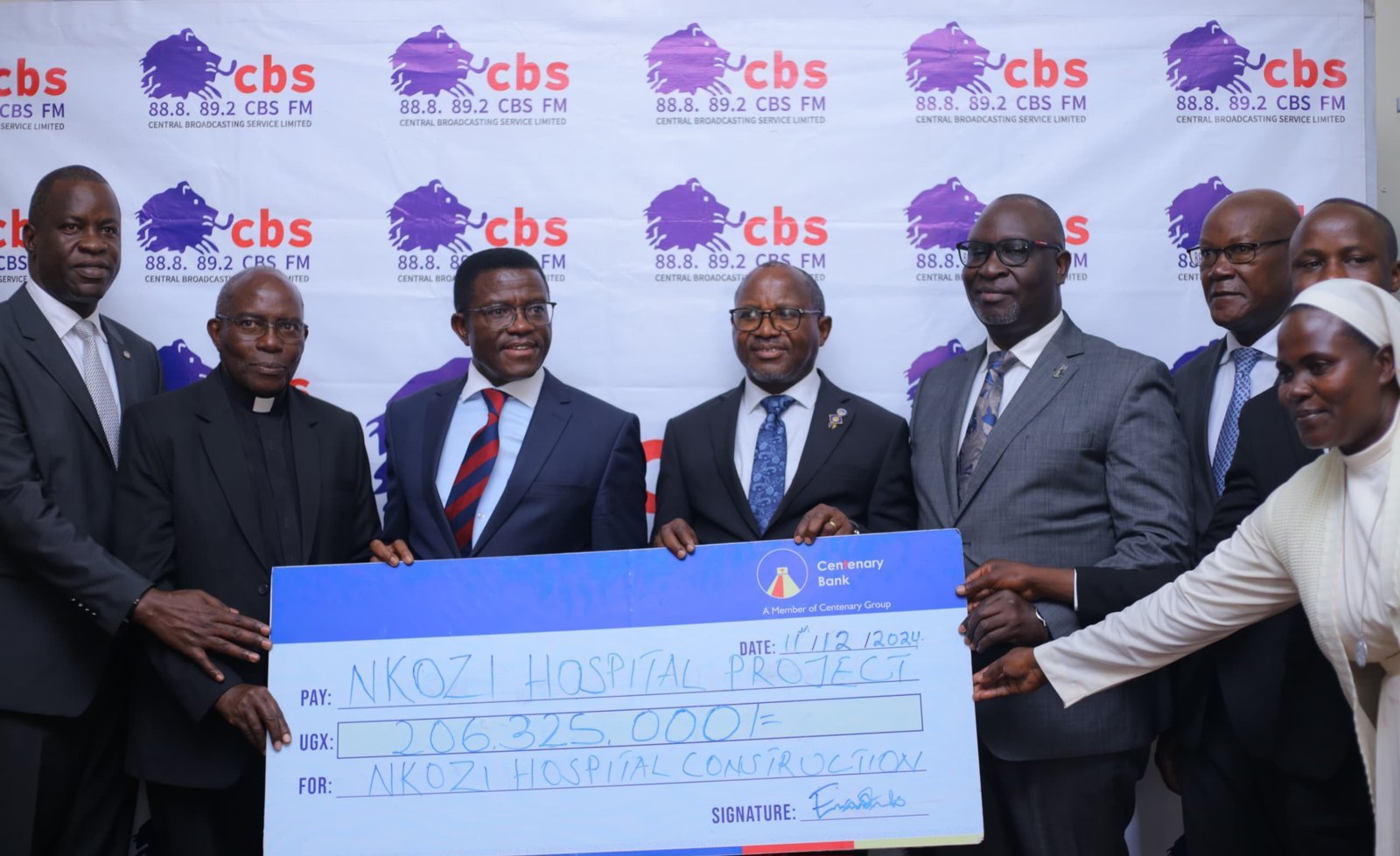 Obukadde bwa shs 206 bukwasiddwa eddwaliro ly’e Nkozi – nga zezaava mu Kaliisoliiso dinner 2024