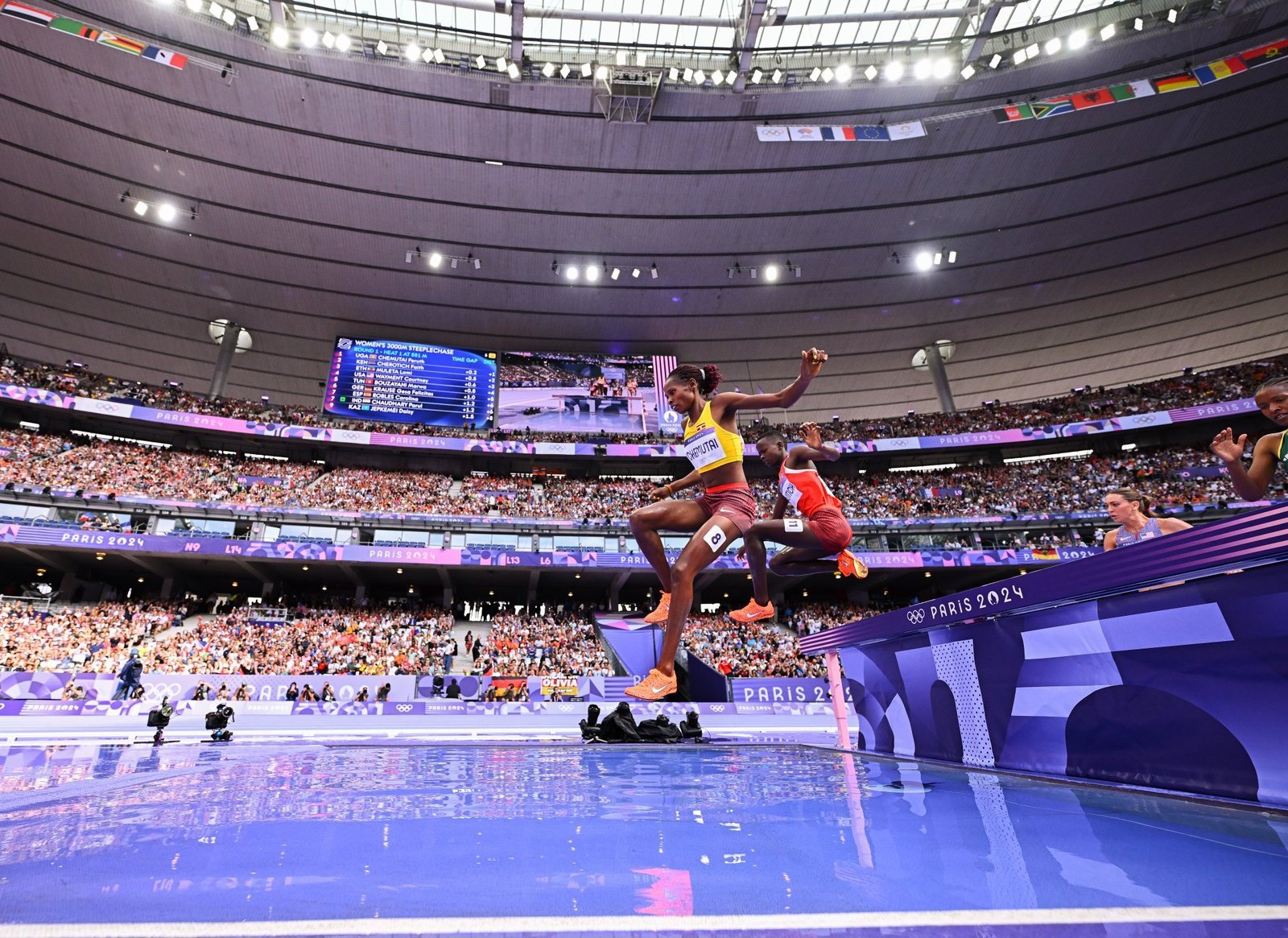 Peruth Chemutai awangulidde Uganda omudaali gwa feeza mu mpaka za  Olympics 2024