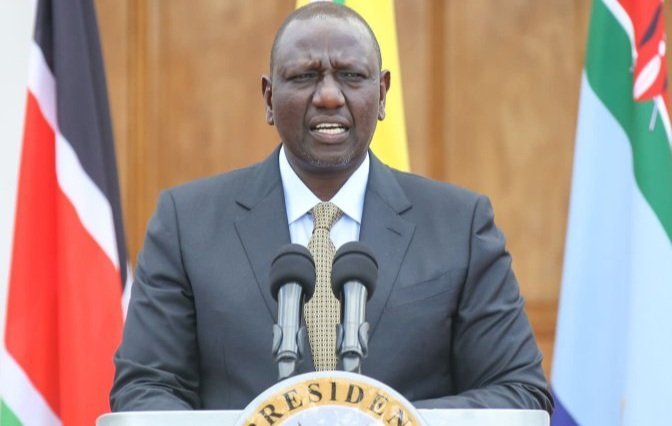President William Ruto owa Kenya ayimirizza ebbago ly’etteeka eriviiriddeko abavubuka okwekalakaasa