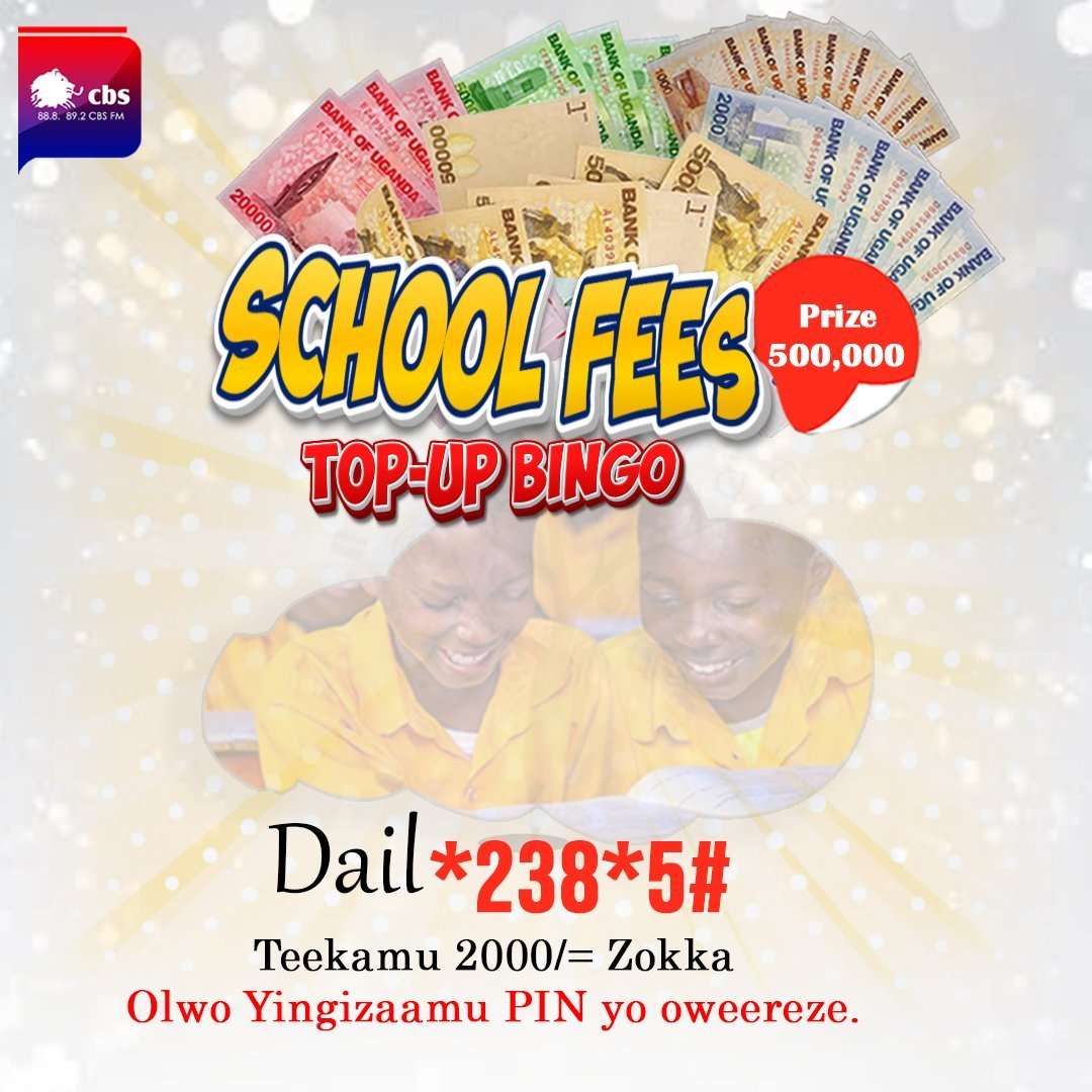 Sabula Bbingo ku CBS ng’owangula School fees emitwalo 500,000/=