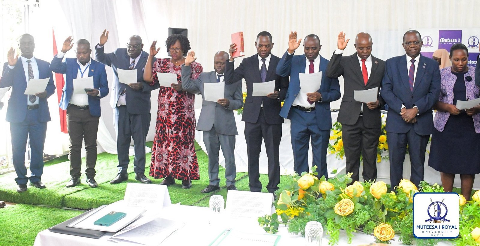 Ssaabasajja Kabaka asiimye naalonda Ssentebe omuggya ow’olukiiko olukulembera Muteesa I Royal University