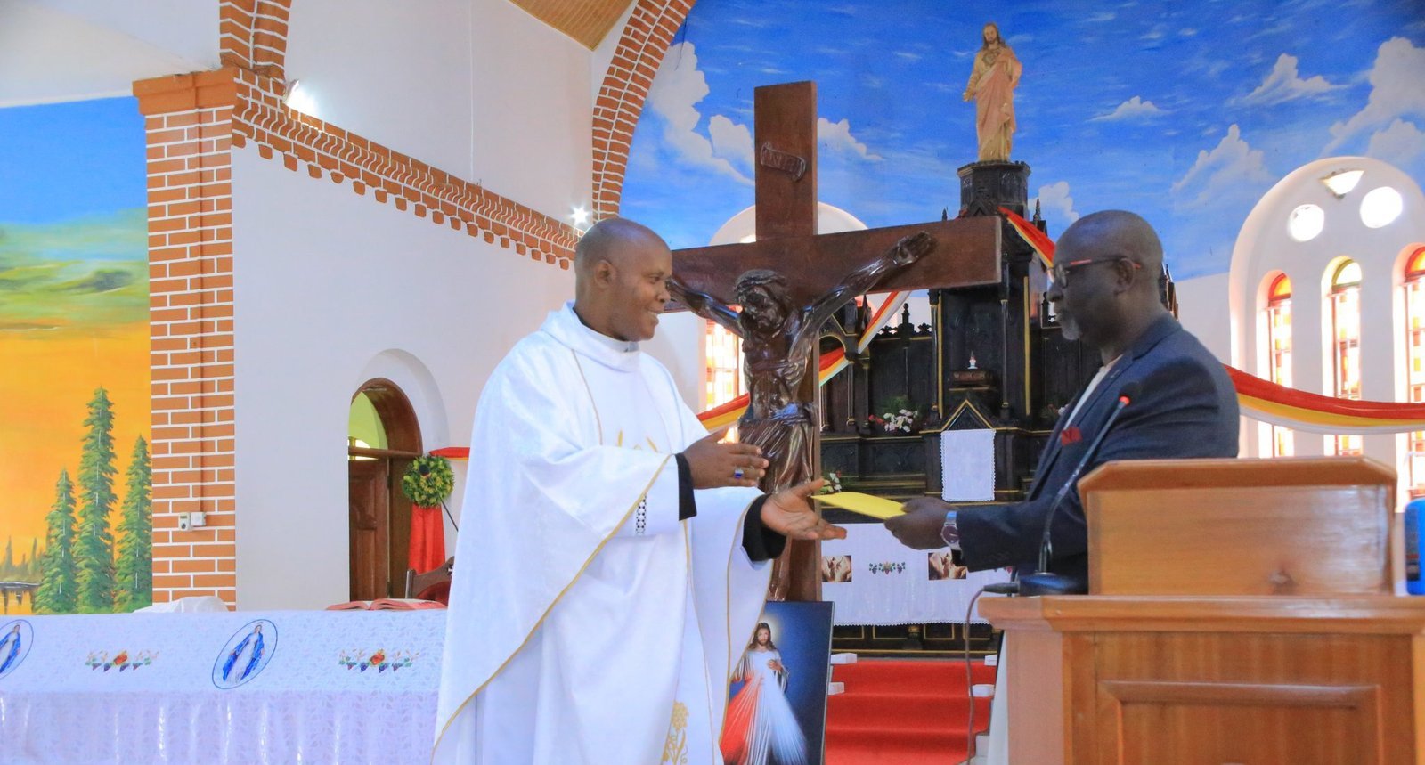 Ssaabasajja Kabaka asiimye naatonera eklezia ya Mulajje Catholic Parish Entebe ez’omulembe